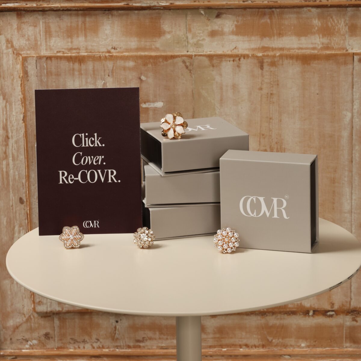 Re-COVR button covers Button Cover Janine