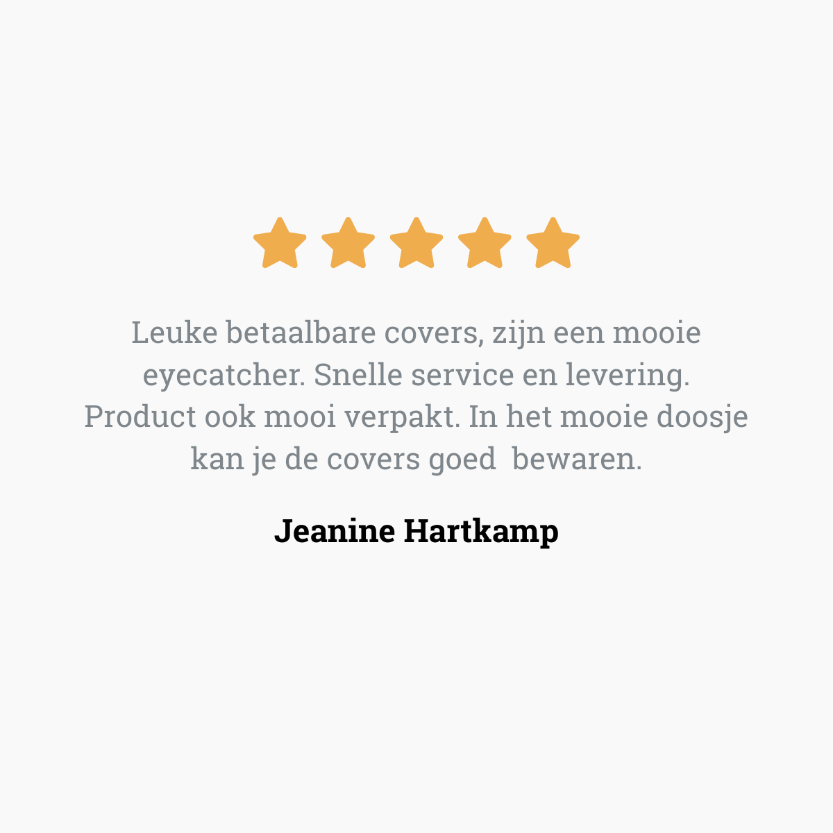 Review Re-COVR Jeanine
