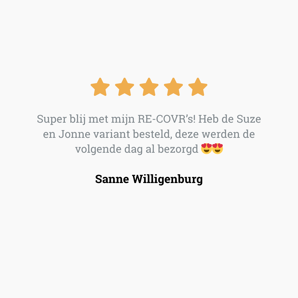Review Re-COVR Sanne
